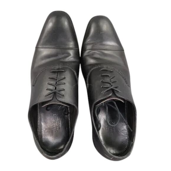 Hart Schaffner Marx Shoe Men 11 Oxford Cap Toe Formal Professional Classic Black main image 13
